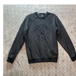 66 North Iceland Crewneck Sweatshirt Charcoal Grey Mens XS Graphic Logo